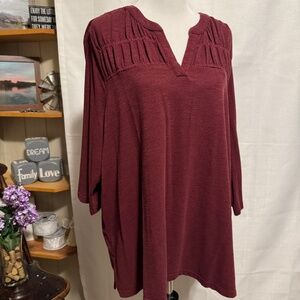 August Mist 3/4 Sleeve Top